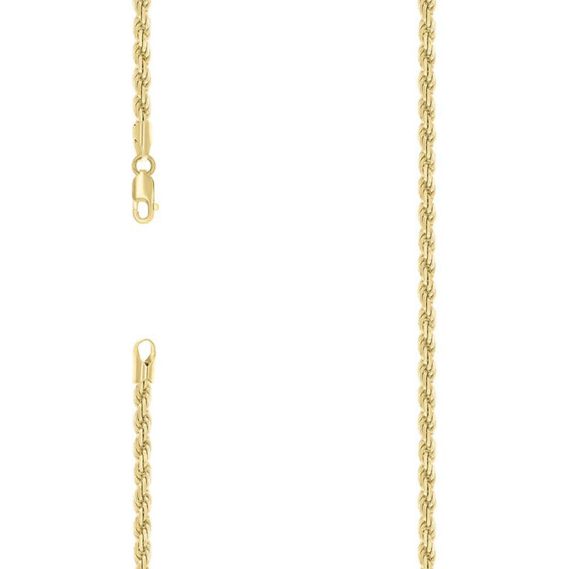 925 Silver Solid Rope Chain 4mm