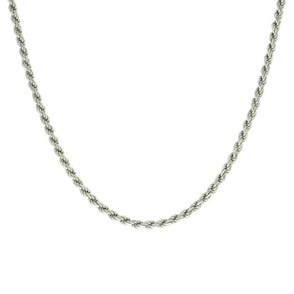 925 Silver Solid Rope Chain 4mm