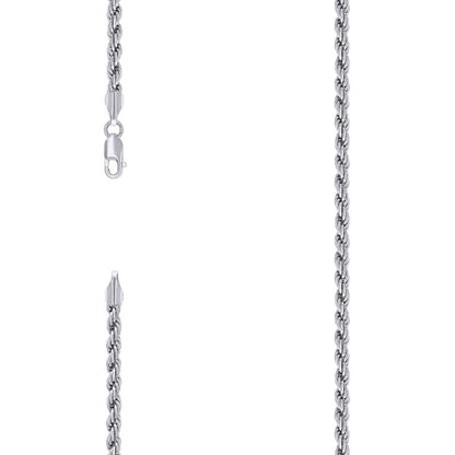925 Silver Solid Rope Chain 4mm