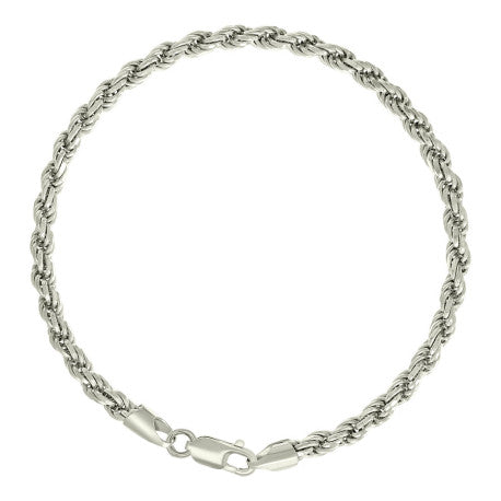 925 Silver Solid Rope Chain 4mm