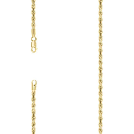 925 Silver Solid Rope Chain 4mm