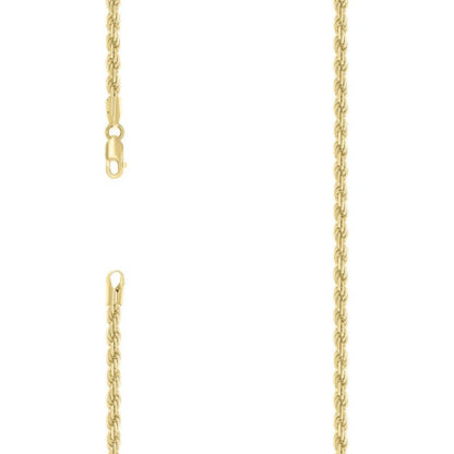 925 Silver Solid Rope Chain 4mm
