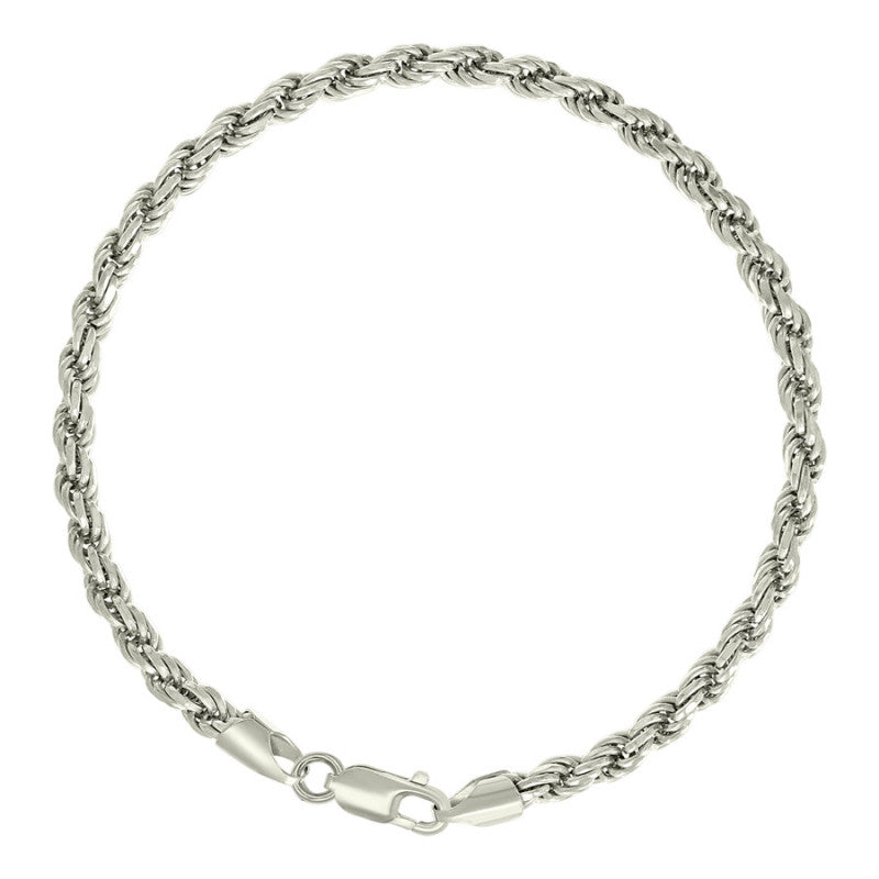 925 Silver Solid Rope Chain 4mm