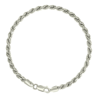 925 Silver Solid Rope Chain 4mm