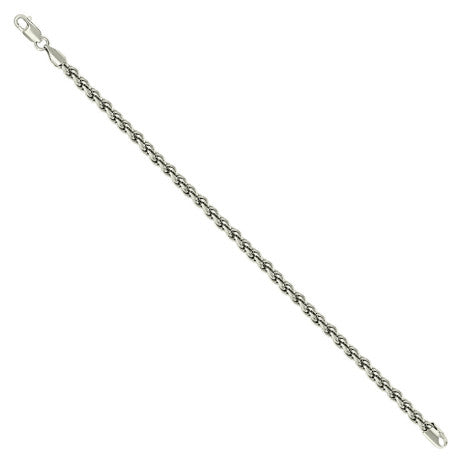 925 Silver Solid Rope Chain 4mm