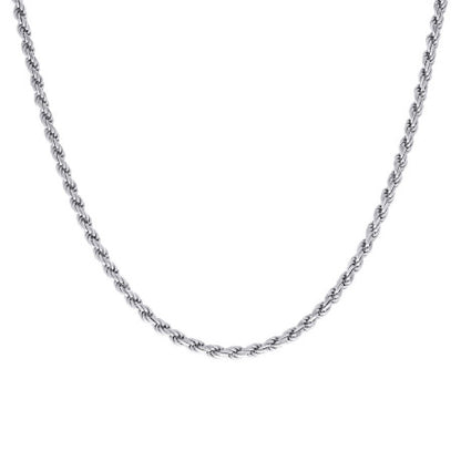 925 Silver Solid Rope Chain 4mm