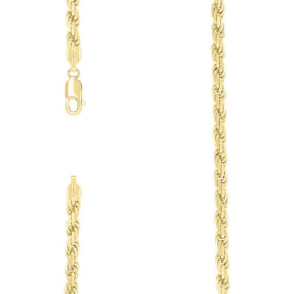 925 Silver Solid Rope Chain 5mm