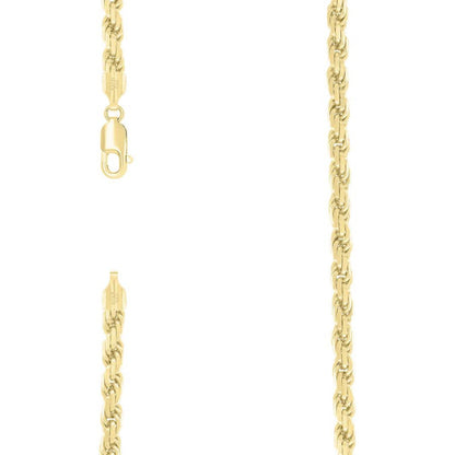 925 Silver Solid Rope Chain 5mm