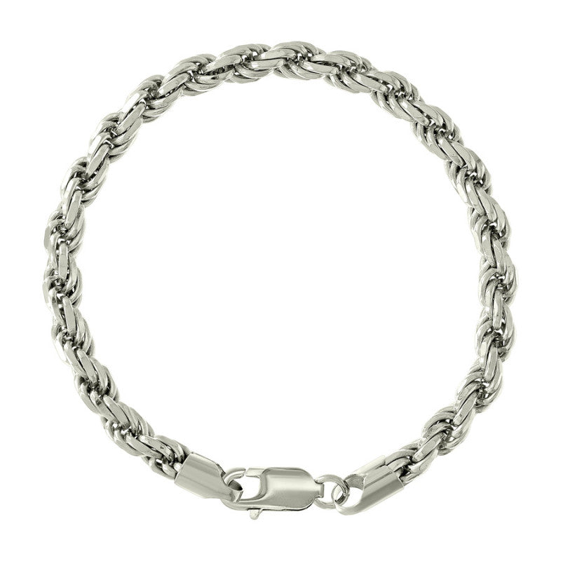 925 Silver Solid Rope Chain 5mm