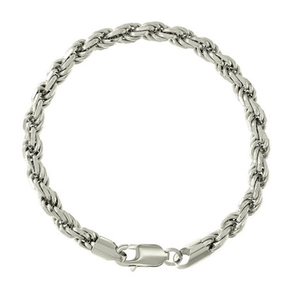 925 Silver Solid Rope Chain 5mm