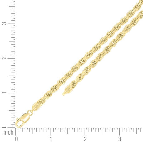 925 Silver Solid Rope Chain 5mm
