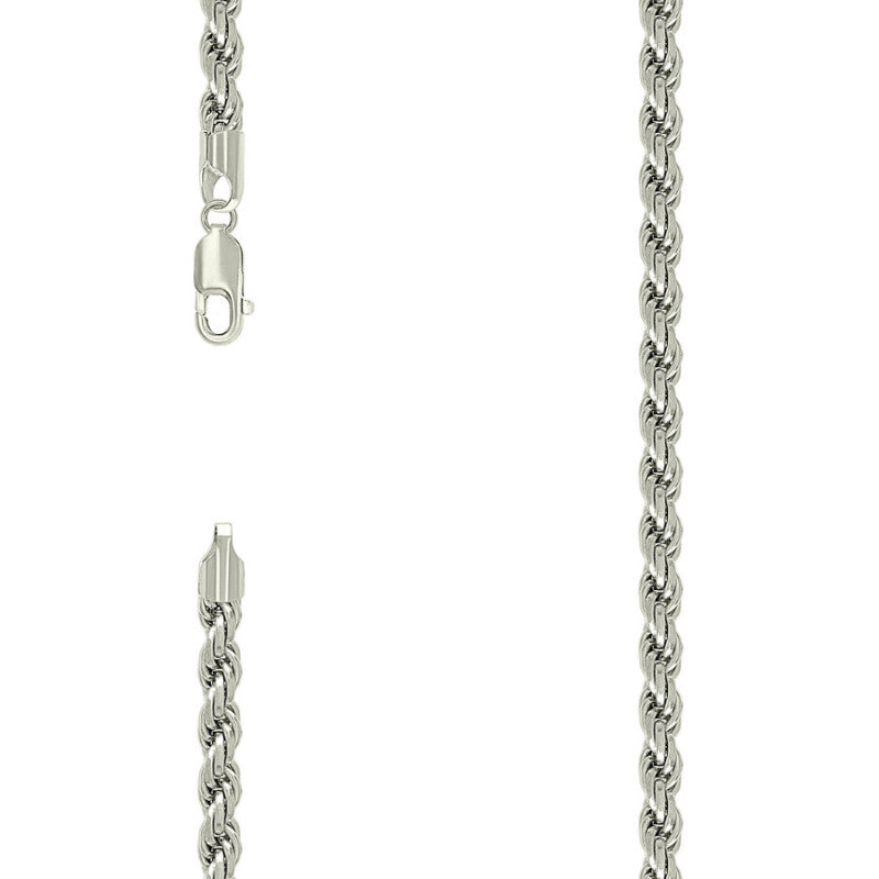 925 Silver Solid Rope Chain 5mm