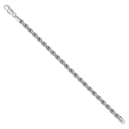 925 Silver Solid Rope Chain 5mm