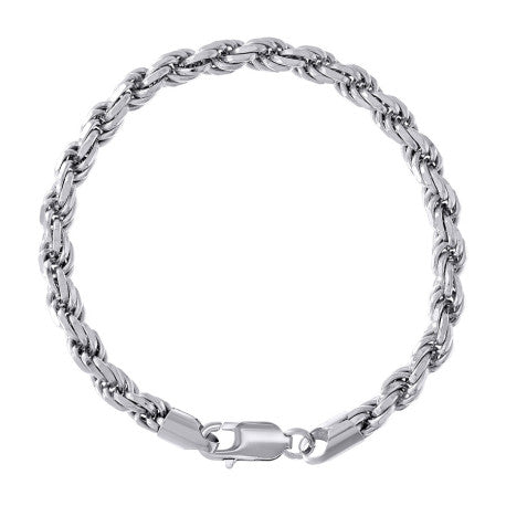 925 Silver Solid Rope Chain 5mm