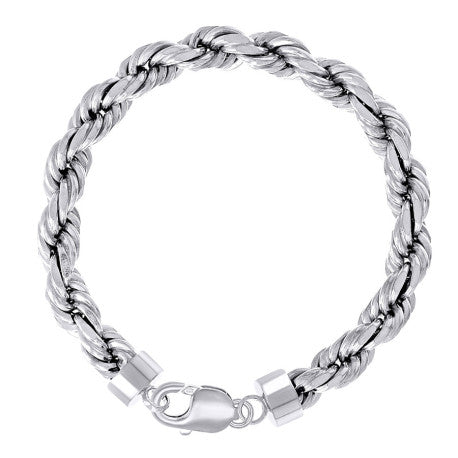 925 Silver Solid Rope Chain 7.5mm