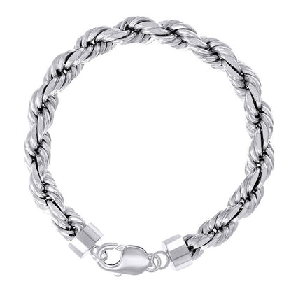 925 Silver Solid Rope Chain 7.5mm