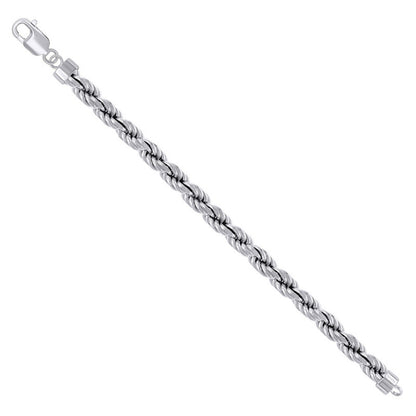 925 Silver Solid Rope Chain 7.5mm