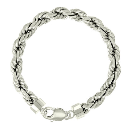 925 Silver Solid Rope Chain 7.5mm