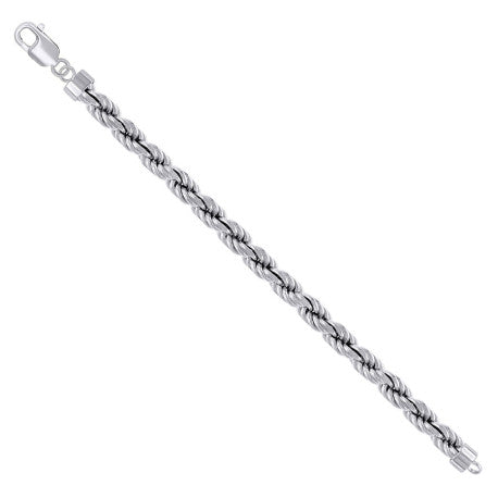 925 Silver Solid Rope Chain 7.5mm