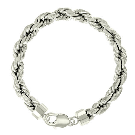 925 Silver Solid Rope Chain 7.5mm