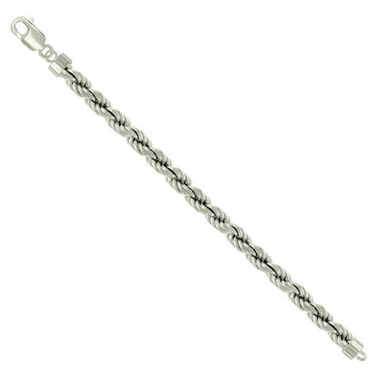 925 Silver Solid Rope Chain 7.5mm