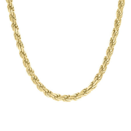 925 Silver Solid Rope Chain 7mm