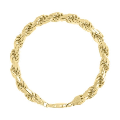 925 Silver Solid Rope Chain 7mm