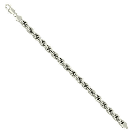 925 Silver Solid Rope Chain 7mm