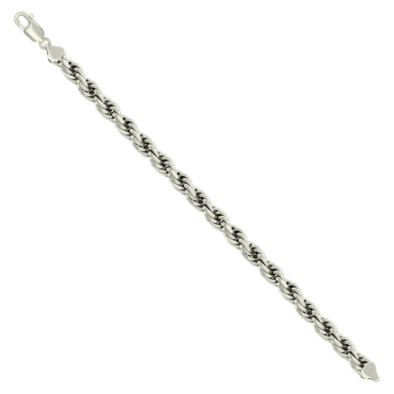 925 Silver Solid Rope Chain 7mm