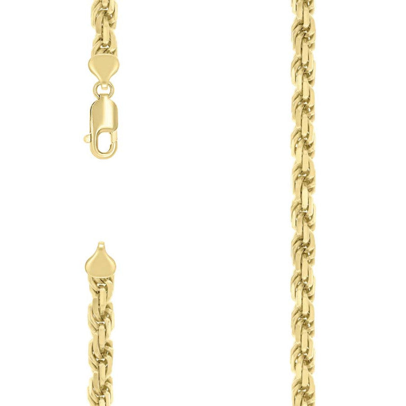 925 Silver Solid Rope Chain 7mm