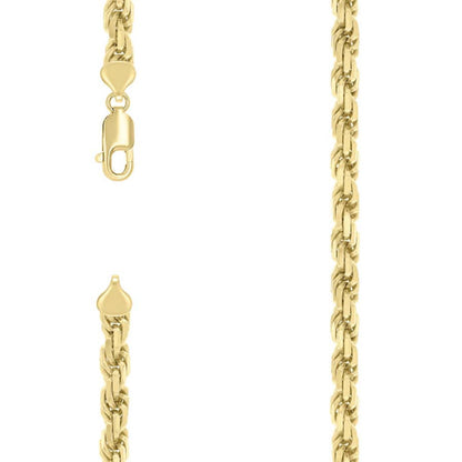 925 Silver Solid Rope Chain 7mm