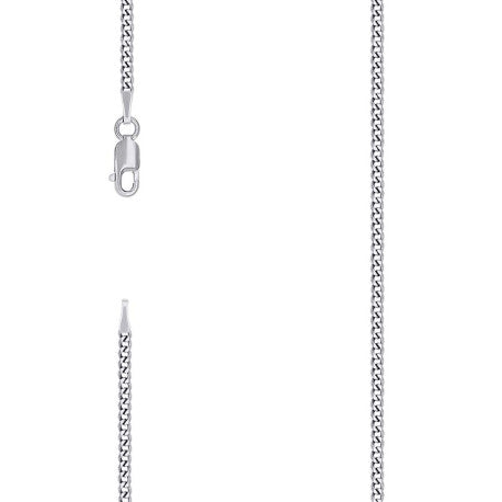 925 Silver Solid Super Flat Cuban Chain 2.3mm