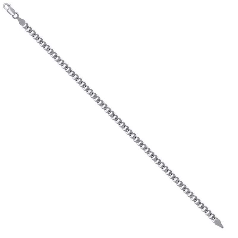925 Silver Solid Super Flat Cuban Chain 3.7mm