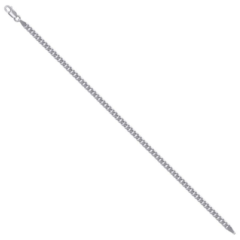 925 Silver Solid Super Flat Cuban Chain 3mm