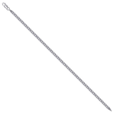 925 Silver Solid Super Flat Cuban Chain 3mm