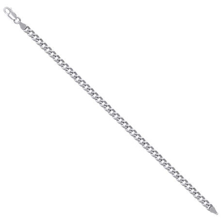 925 Silver Solid Super Flat Cuban Chain 4.7mm