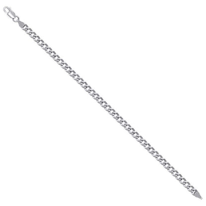 925 Silver Solid Super Flat Cuban Chain 4.7mm