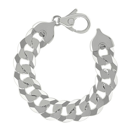 925 Silver Solid Super Flat Cuban Chain 16mm