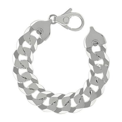 925 Silver Solid Super Flat Cuban Chain 16mm