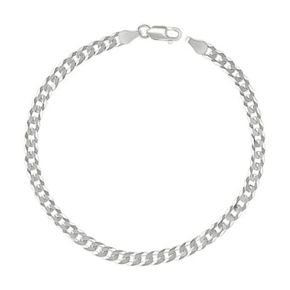 925 Silver Solid Super Flat Cuban Chain 3.7mm