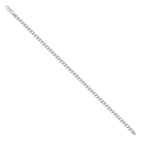 925 Silver Solid Super Flat Cuban Chain 3.7mm