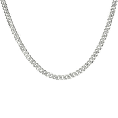 925 Silver Solid Super Flat Cuban Chain 3mm