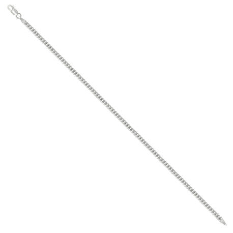 925 Silver Solid Super Flat Cuban Chain 3mm