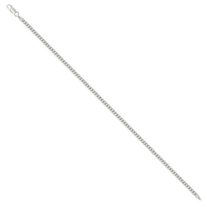 925 Silver Solid Super Flat Cuban Chain 3mm
