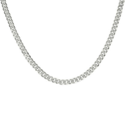 925 Silver Solid Super Flat Cuban Chain 3mm
