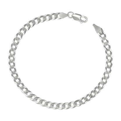 925 Silver Solid Super Flat Cuban Chain 4.7mm