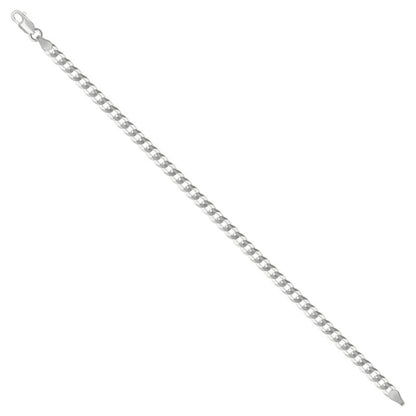 925 Silver Solid Super Flat Cuban Chain 4.7mm
