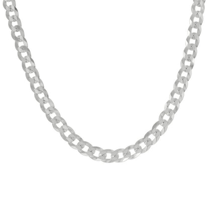 925 Silver Solid Super Flat Cuban Chain 4.7mm