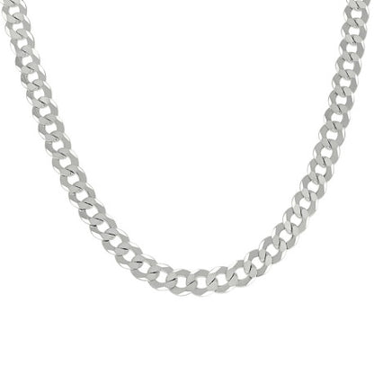 925 Silver Solid Super Flat Cuban Chain 5.2mm