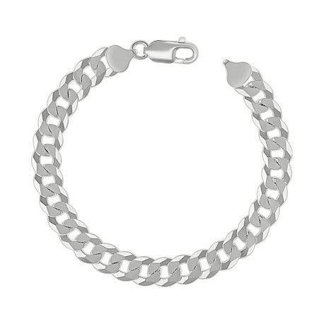 925 Silver Solid Super Flat Cuban Chain 8.6mm